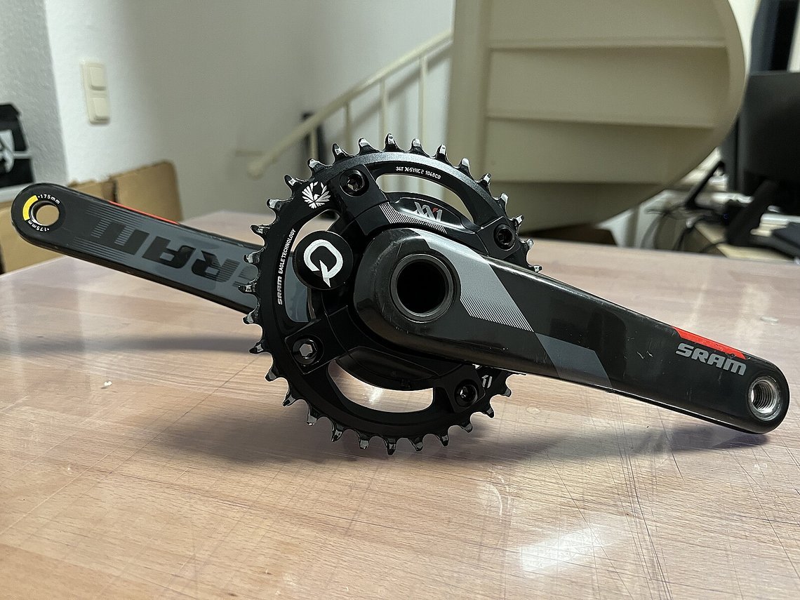 Sram Quarq Xx1 Eagle Power Meter Q168 Gxp 175mm Bikemarktmtb Newsde 6848