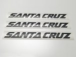 Santa Cruz Bicycles DECALS SCHWARZ MATT BULLIT AUFKLEBER STICKER HOCHLEISTUNGFOLIE