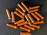 Ohne Marke 20x Endkappen / Quetschhülsen in orange für Schaltzug / Bremszug