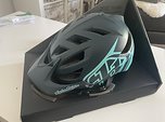 Troy Lee Designs Troy Lee A1 MIPS Dark Grey / Aqua XS Helm Enduro