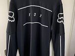 Fox Flexair LS Jersey Large Schwarz