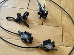 Shimano XT v+h Set Scheibenbremse BR-M8100 mit Metallbelag J-Kit