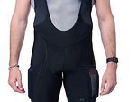 Red cargo bib shorts 2Xl eher xl. Gravel Rennrad XC