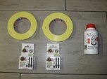 Tesa / Notubes / Stan's Tubeless-Kit für 4 Räder; Tesa Felgenband, Dichtmilch, SV-Ventile