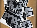Stickerworkshop Fox 40 Factory Gabel Decal Set - Silber
