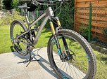 Yeti Cycles SB 5.5c Carbon Rahmen/Lenker/Felgensatz I Graumatt I Größe XL