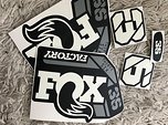Stickerworkshop Fox 36 Factory 2021 Edition Gabel Aufkleber Satz - Off Weiss/Grau