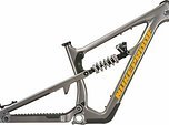 Nukeproof Mega 297 Carbon Rahmen - ohne Dämpfer - silber - Größe XL