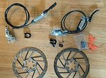 SRAM Level Ultimate Stealth 4 Kolben Bremsanlage 200mm 6 Loch Komplettset