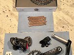 SRAM XX1 Eagle AXS SL Gruppe – 10–52 Kupfer – Carbon 175 mm – Top Zustand