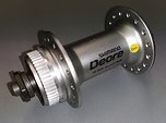 Shimano DEORE Mountainbike Disk Vorderrad Nabe HB-M535 32L in silber