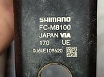 Shimano FC-M8100 Kurbel 12fach 170mm + 30T Kettenblatt + Innenlager