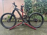 Trek Fuel EXe XL, Manitou Mezzer Pro, RockShox SuperDeluxe Ultimate, Saint