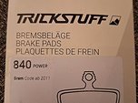 Trickstuff Bremsbelag Power 840 Code Bremsbeläge organisch organic