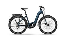 Haibike Trekking 8 Low Gloss Blue Silver - Größe 46 – SONDERPREIS