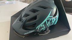 Troy Lee Designs Troy Lee A1 MIPS Dark Grey / Aqua XS Helm Enduro