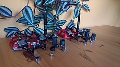 Crankbrothers Double Shot 3 Pedale Rot *Service frisch*