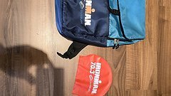 Ironman 70.3 Duisburg Rucksack + Badekappe 2023