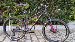 Commencal Meta HT AM 650b CrMo purple series 2016 custom build Gr. L