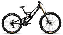 Santa Cruz Bicycles V10 10.8 Carbon CC DH X01 Gr.: XL Gloss Black Sparkle Modell 2024