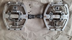 Ht Components X1 Pedale silber inkl Cleats