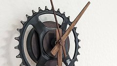 Soulriderart Wanduhr MTB Kettenblatt | Perfektes Geschenk oder Deko für Radfahrer