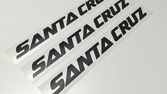 Santa Cruz Bicycles NOMAD V4 BRONSON MEGATOWER HIGHTOWER HECKLER DECALS AUFKLEBER STICKER HOCHLEISTUNGFOLIE SCHWARZ MATT