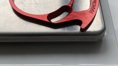 BPP Bike Perfection Parts Kettenschutz Barshguard ISCG 5 in rot 28T