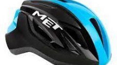 MET Strale Helm Black/Blue Brilliant Rennradhelm L Neu