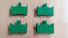 Hope Bremsbeläge HBSP323G  Race grün Tech 4 E4 Tech 3 E4 – wie neu