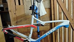 Cube AMS 100 C:68 Carbon Teamline Rahmen + Fox DPS Factory Remote Dämpfer