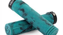 Gusset Components GUSSET S2 Extra Soft Lock-on-Griffe, Black/Teal Swirl