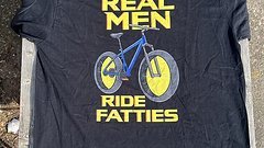 Tshirt Fatbike "Real Men Ride Fattys" XXL