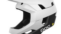 POC Otocon Race MIPS Fullface - Large - Hydrogen White Matt / Uranium Black Matt