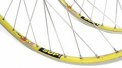 Mavic X517 SUP UB 26" MTB Laufradsatz Shimano XT 737 Naben Grün Elox