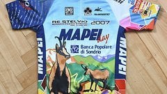 Santini Restelvio Re Stelvio Bike Day Mapei Colnago Trikot Stilfser Joch Gr. M