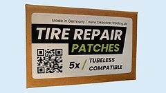 Bikecare Reifen Reparatur Patches für Tubeless und Schlauch Nutzung