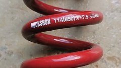 RockShox Stahlfeder 134mm 47,5-55 650LBS