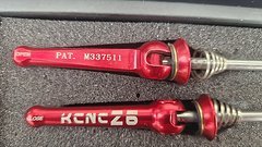 KCNC Schnellspanner Z6 KQR rot, MTB, Stahlachse
