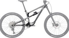 Nukeproof Mega 290 Alu Rahmen - ohne Dämpfer - concrete grey - Größe M