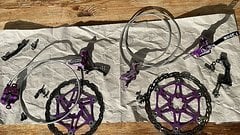 Hope Tech E4 tech3 set V+H Purple Enduro