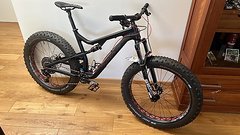 Salsa Cycles Bucksaw Carbon Blueflake Fatbike MTB 13kg Neu Surly SRAM