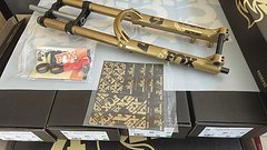 Fox Racing Shox Fox 40 Podium Gold Limited Edition Factory Grip X2 203mm 2025