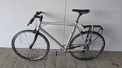 Nox Cycles Fixie+Single Speed Fahrrad mit Carbon-Gabel+Sattelstütze RH60