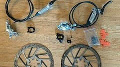 SRAM Level Ultimate Stealth 4 Kolben Bremsanlage 200mm 6 Loch Komplettset