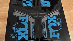Fox Racing Shox Decals Fox 36/38/40 Türkis/Turquoise (z.B. für Yeti)