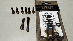 Oak Components SCHRAUBEN SET KUPFER COPPER. TITAN BREMSSATTEL