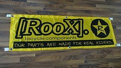 Roox Bicycle Components Bike Parts Banner retro kult mtb downhill Fahne Werbebanner
