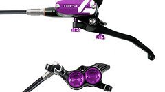 Hope Tech 4E4 Bremsenset VR+HR, Kunststoffleitung