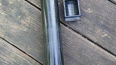 Mcfk Carbon Sattelstütze, gebraucht, 34,9x310mm, 127g